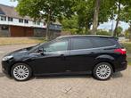 Ford Focus Wagon 1.0 EcoBoost Titanium|NAVI|LANE ASSIST|DODE, Auto's, Ford, Euro 5, 125 pk, Gebruikt, Zwart