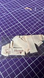10 Handmade labels, Verzenden, Nieuw, Lint, Band of Elastiek