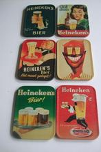 Heineken onderzetters (nr.6) 6 st. Nostalgie, Verzamelen, Biermerken, Ophalen of Verzenden, Nieuw, Overige typen, Heineken