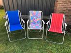 Vintage kampeerstoelen, Caravans en Kamperen, Ophalen, Gebruikt, Campingstoel