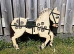 VINTAGE CAROUSEL PAARD VAN HOUT, Antiek en Kunst, Curiosa en Brocante, Ophalen