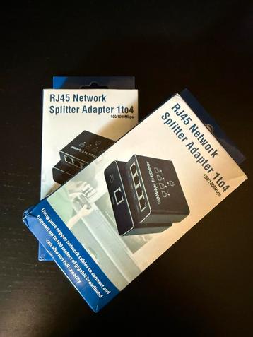 LAN switch/splitter 1gbs 1 to 4  €12,50, nog 1 stuk beschikbaar voor biedingen