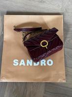 Yza bag Burgundy sandro, Sieraden, Tassen en Uiterlijk, Ophalen of Verzenden, Zo goed als nieuw, Rood, Schoudertasje