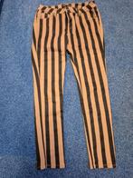 Lange broek bruin met zwart gestreept, Kleding | Dames, Bruin, Maat 42/44 (L), Toxik, Nieuw