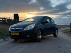 Opel Corsa D 1.4 zwart 5D benzine 2008 – APK tot 06-01-2027, Auto's, Voorwielaandrijving, Stof, 4 cilinders, Zwart