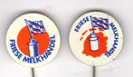 Speldje FRIESE MELKHANDEL VLAG MELKBUS (A5)  LET OP: HET REC, Verzamelen, Verzenden, Gebruikt, Overige onderwerpen