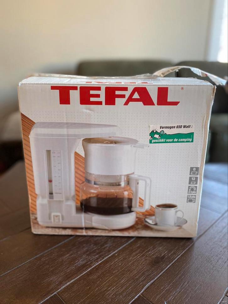 Tefal camping koffiezetapparaat, Witgoed en Apparatuur, Koffiezetapparaten, Zo goed als nieuw, Gemalen koffie, Koffiemachine, 4 tot 10 kopjes