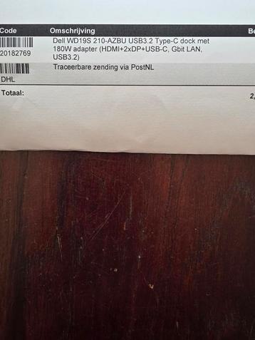 Dell WD19S USB-C 180W Docking Station - Zo goed als nieuw beschikbaar voor biedingen