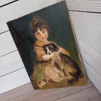 Superleuk olieverfschilderij., Ophalen of Verzenden