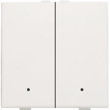 Niko Tweevoudige drukknop met led Home Control (101-52002) beschikbaar voor biedingen