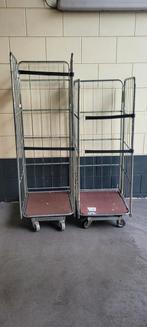 3heks Rolcontainer rolkar magazijnkar rolwagen trolley kar, Doe-het-zelf en Verbouw, Transportwagens, 100 liter of meer, Ophalen