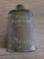 Oud Militair Voetpoeder Blik, Ophalen of Verzenden