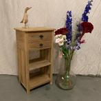 Ladekastje - massief teak - 2 lades - handgemaakt -TTM Wonen, TTM Wonen, Meubels – (Perzische) Tapijten en Woonaccessoires, Minder dan 50 cm