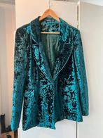 Groen aqua kleurige blazer. Velours. Boohoo maat 40. Nieuw, Maat 38/40 (M), Boohoo, Ophalen of Verzenden, Zo goed als nieuw