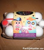 PARTIJ PAASEIEREN KNUTSELSET 10 DELIG, ., Nieuw, Ophalen of Verzenden, .