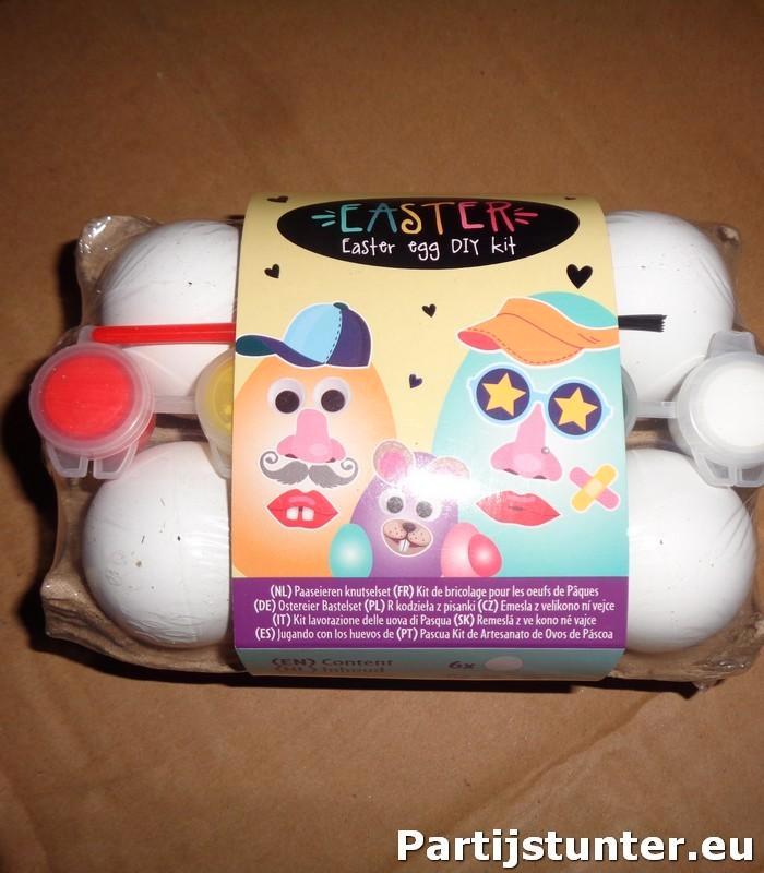 PARTIJ PAASEIEREN KNUTSELSET 10 DELIG, Diversen, Pasen, Nieuw, Ophalen of Verzenden