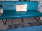 Turquoise Eetkamerbank met Beschadiging, Ophalen, Gebruikt, Minder dan 75 cm, 150 tot 200 cm
