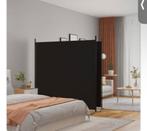 kamerscherm - scheidingswand zwart met 2 panelen inklapbaar, Ophalen of Verzenden, Nieuw