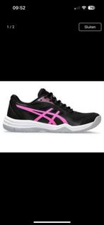 Asics zaalschoenen zwart/roze - maat 38, Ophalen of Verzenden, Zo goed als nieuw, Zwart, Sportschoenen