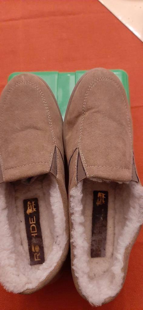 Rohde damespantoffels, pantoffels dames, maat 6, Kleding | Dames, Schoenen, Zo goed als nieuw, Pantoffels of Sloffen, Beige, Ophalen of Verzenden