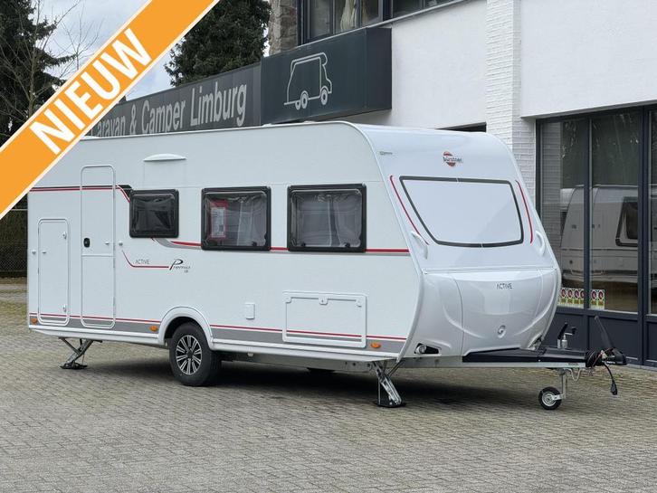 Bürstner Premio Live Active 490 TK , HERFST SALE AK, Caravans en Kamperen, Caravans, tot en met 6, 750 - 1000 kg, Overige, Bürstner