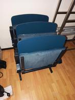 Theaterstoel(en), Huis en Inrichting, Stoelen, Ophalen, Gebruikt, Drie, Blauw