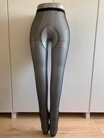 Zwarte jarretel visgraat met open kruis, Kleding | Dames, Leggings, Maillots en Panty's, Verzenden, Nieuw, Zwart, Panty