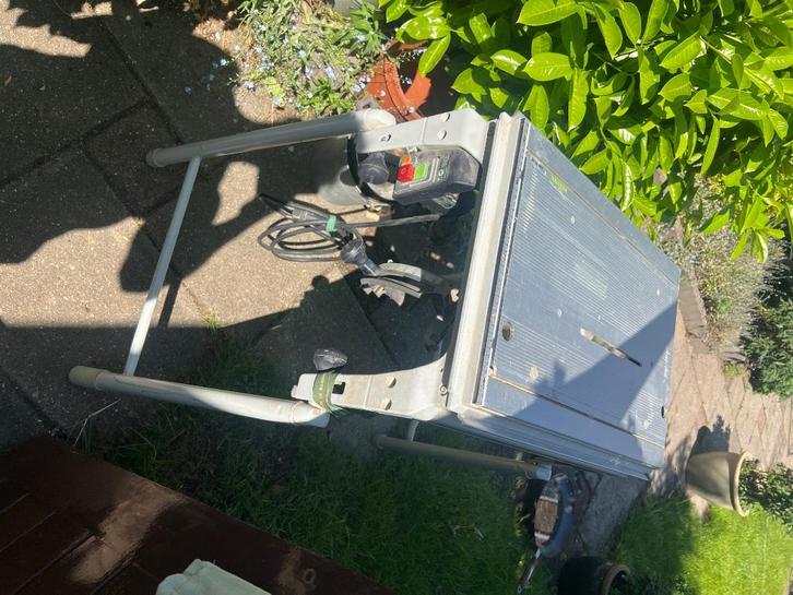 Festool CMS-GE met aanslag, uitbreidingen, stofzuiger, etc, Doe-het-zelf en Verbouw, Gereedschap | Zaagmachines, Gebruikt, Overige typen