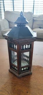 kaarsen huisje, Huis en Inrichting, Woonaccessoires | Kandelaars en Kaarsen, Ophalen, Overige materialen, Gebruikt, Grijs