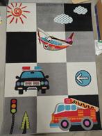 Vloerkleed 120x170 cm politie brandweer vliegtuig, Kinderen en Baby's, Kinderkamer | Inrichting en Decoratie, Ophalen of Verzenden