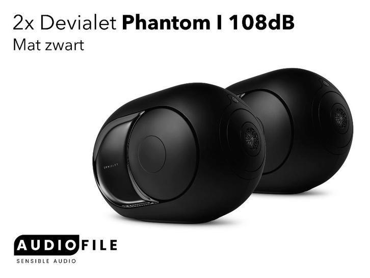 Devialet Phantom I 108dB Stereopaar (inruil), Audio, Tv en Foto, Luidsprekers, Zo goed als nieuw, Front, Rear of Stereo speakers