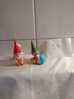 2 kabouters,  Rien Poortvliet,  herfst,  Rubber, BRB,  10 cm, Verzamelen, Ophalen of Verzenden, Zo goed als nieuw