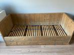 Steigerhouten bed, Huis en Inrichting, Ophalen, Gebruikt, Eenpersoons, Steigerhout