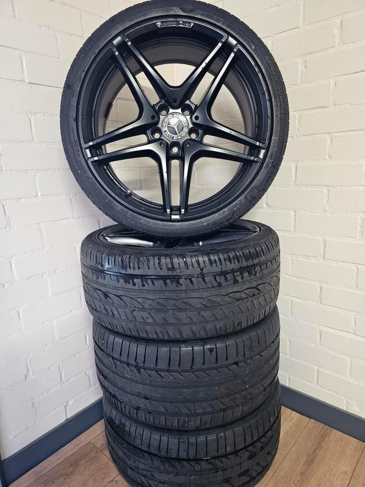 Mercedes Amg velgen C63 w204 w205 breedset 19 inch, Auto-onderdelen, Banden en Velgen, Velg(en), Zomerbanden, 19 inch, 275 mm