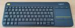 Logitech K400+ toetsenbord met unifying nano ontvanger, Ophalen, Logitech, Zo goed als nieuw, Draadloos