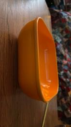 Mepal vintage oranje serveer bak 20 bij 20 cm melamine retro, Ophalen of Verzenden, Zo goed als nieuw