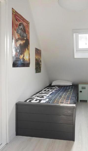 Woood Dennis Bed 90x200 - Donkergrijs beschikbaar voor biedingen
