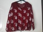 Bien blue blouse bordeaux roid maat 38, Maat 38/40 (M), Ophalen of Verzenden, Zo goed als nieuw, Lange mouw