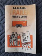 U-Haul Trailer Gebruikershandleiding - Vintage, Ophalen of Verzenden