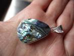1024/ verzilverde abalone hangers(meerdere foto's), Overige voorstellingen, Nieuw, Ophalen of Verzenden, Met edelsteen