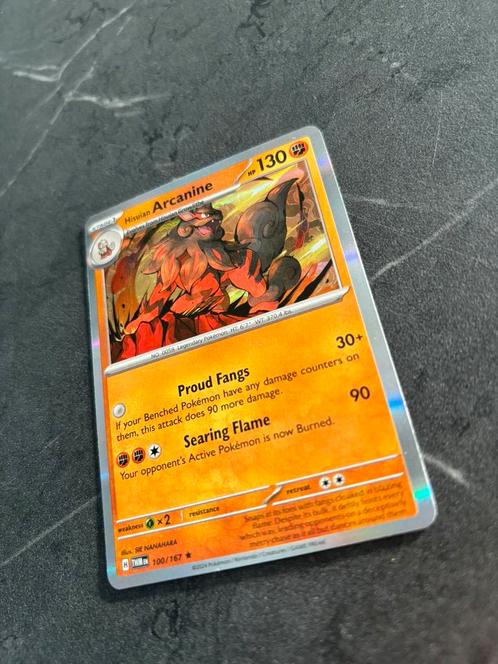 Pokémon Arcanine Holo kaart 100/167, Hobby en Vrije tijd, Verzamelkaartspellen | Pokémon, Nieuw, Losse kaart, Ophalen of Verzenden
