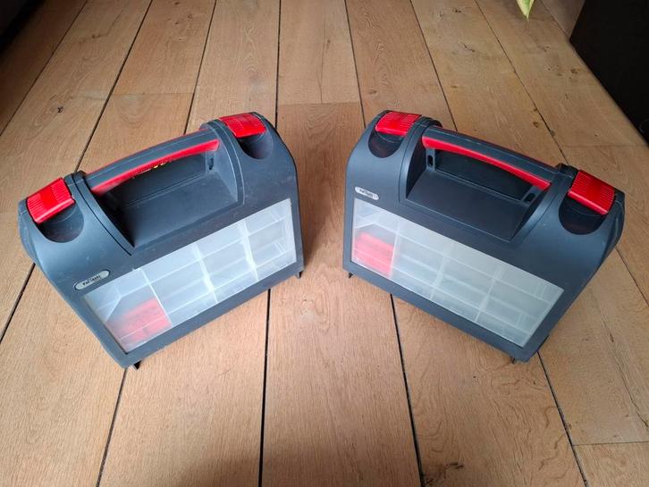 Gereedschapskoffers met organizer - Keter, Doe-het-zelf en Verbouw, Gereedschapskisten, Zo goed als nieuw, Ophalen of Verzenden