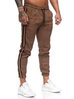SALES! 1229 Bruine slim fit joggingbroek maat XS, Bruin, Nieuw, Ophalen of Verzenden, Algemeen