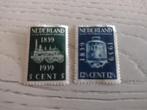 1939 serie 325-326 Spoorwegen ongebruikt, Ophalen of Verzenden, T/m 1940, Postfris