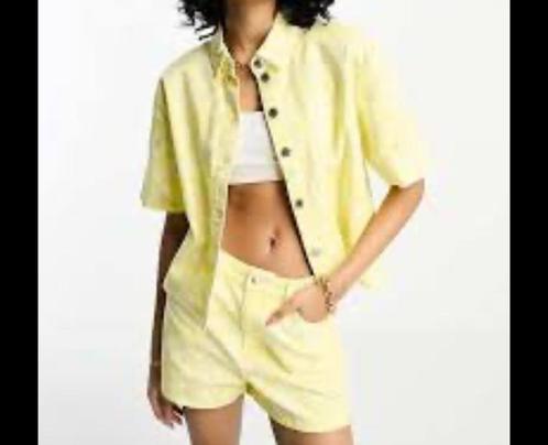 T shirt top maat xl geel, Kleding | Dames, Tops, Zo goed als nieuw, Maat 46/48 (XL) of groter, Geel, Korte mouw, Verzenden