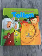 Tellen - Mijn alles-beweegt-verrassingsboek, Ophalen of Verzenden, Gelezen, Uitklap-, Voel- of Ontdekboek, 1 tot 2 jaar