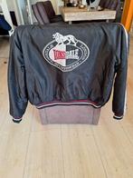 Vintage Lonsdale bomber jas, Maat 52/54 (L), Zwart, Nieuw, Lonsdale