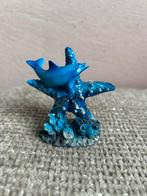 Blauw Dolfijnbeeld op Zeester - Dolfijn, Ophalen of Verzenden, Zo goed als nieuw