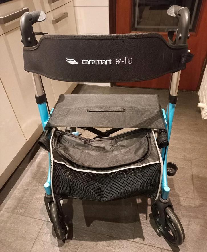 Caremart rollator EZ-Lite Aluminium lichtgewicht opvouwbaar, Diversen, Rollators, Lichtgewicht, Opvouwbaar, Ophalen