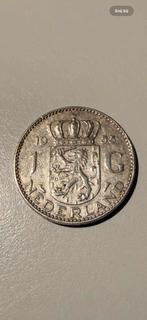 1 gulden munt 1955, Postzegels en Munten, Munten | Nederland, Verzenden, Koningin Juliana, 1 gulden, Losse munt